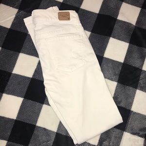 american eagle white jeans